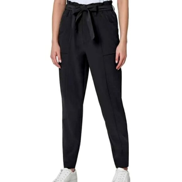 Modern Ambition Pants - Modern Ambition Black Belted‎ High-Waisted Pants Size Large NWT